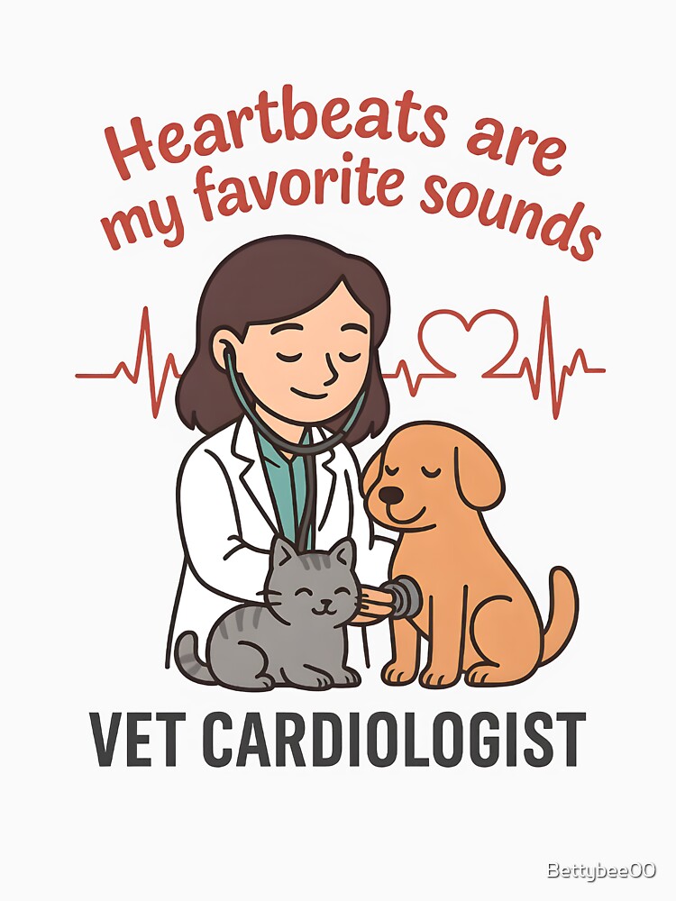 vet life - heartbeats are my favourite sounds - vet cardiologist by Bettybee00