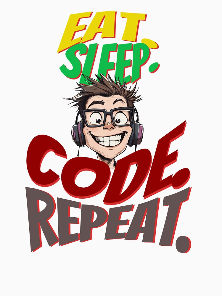 Eat, Sleep, Code, Repeat by jean giosi