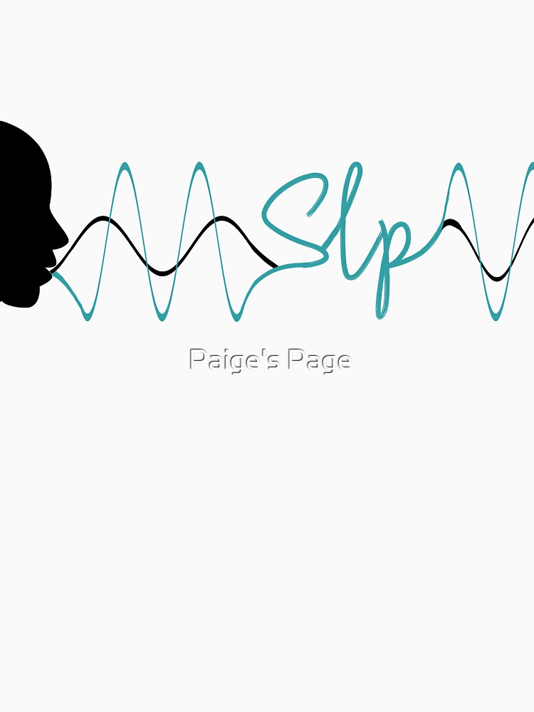 SLP Speech Pathology Sound Wave by Paige's Page