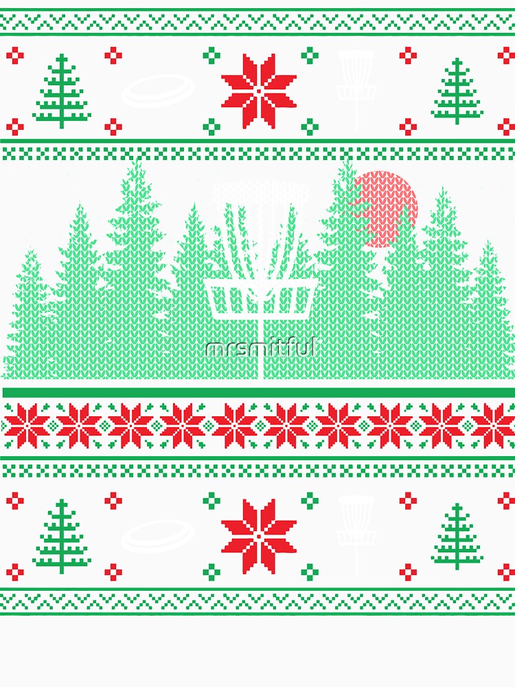 Christmas Disc Golf Frisbee Frolf Ugly Christmas Xmas by mrsmitful
