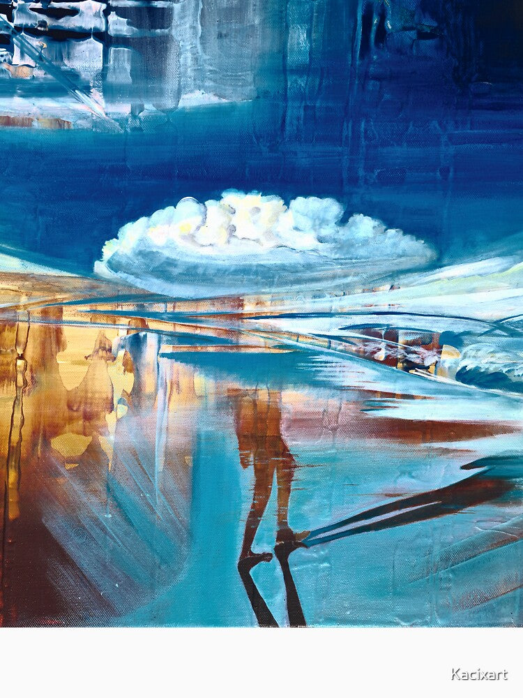 Head In Clouds Surreal Art by Kacixart