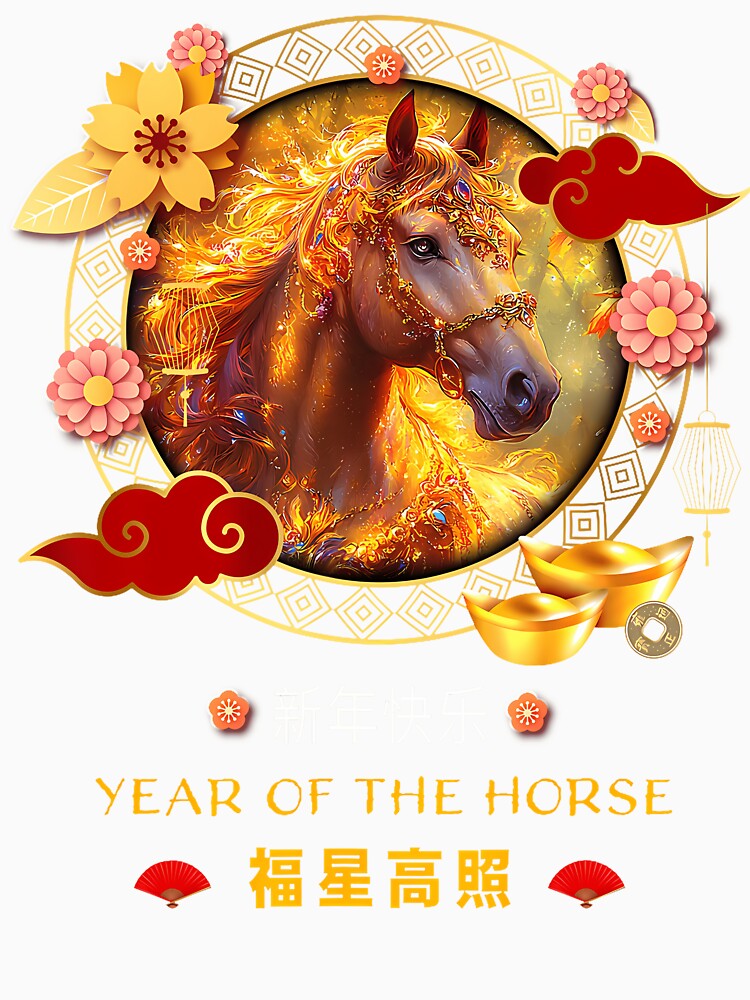 Chinese New Year Of The Horse Lunar New Year 2026 by KristinCleo