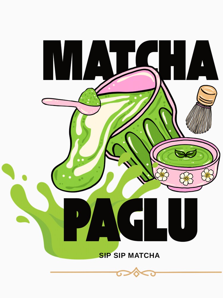 Matcha Paglu tee by Mohtarma Designs