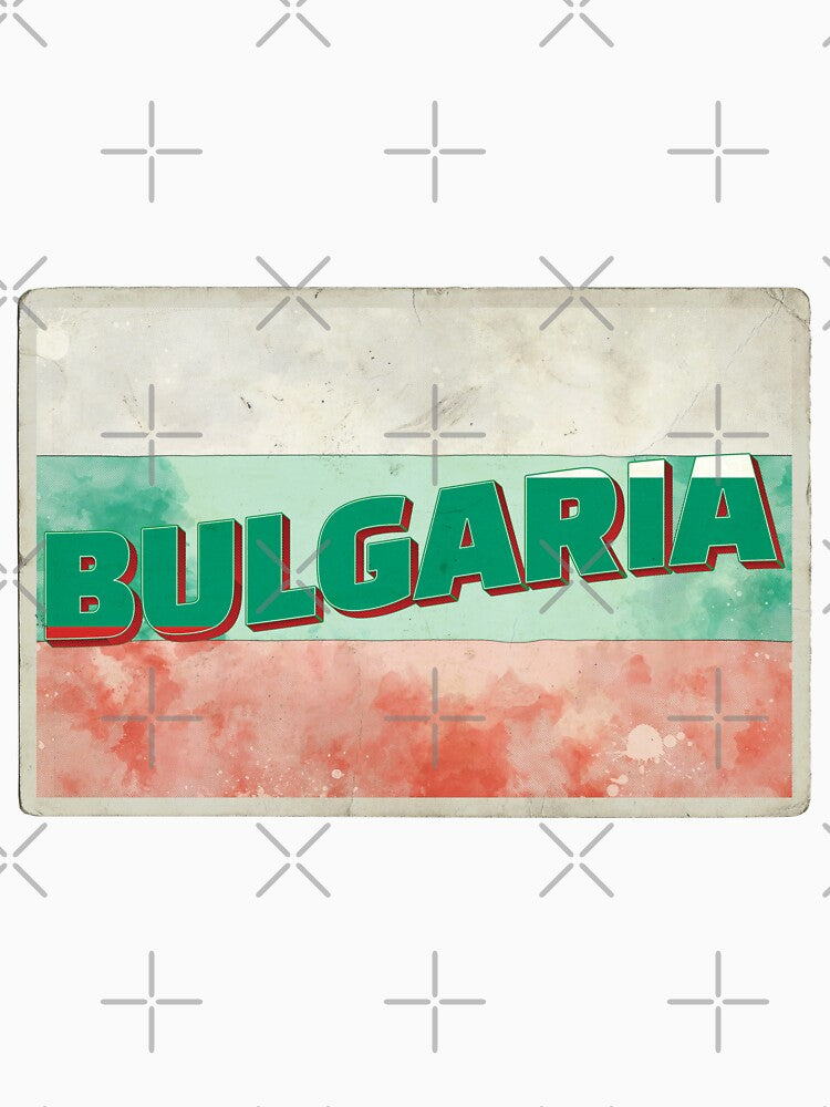Bulgaria Vintage style retro souvenir by DeveloperProp0