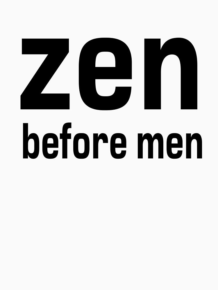 Zen Before Men | yoga top by PetrKad