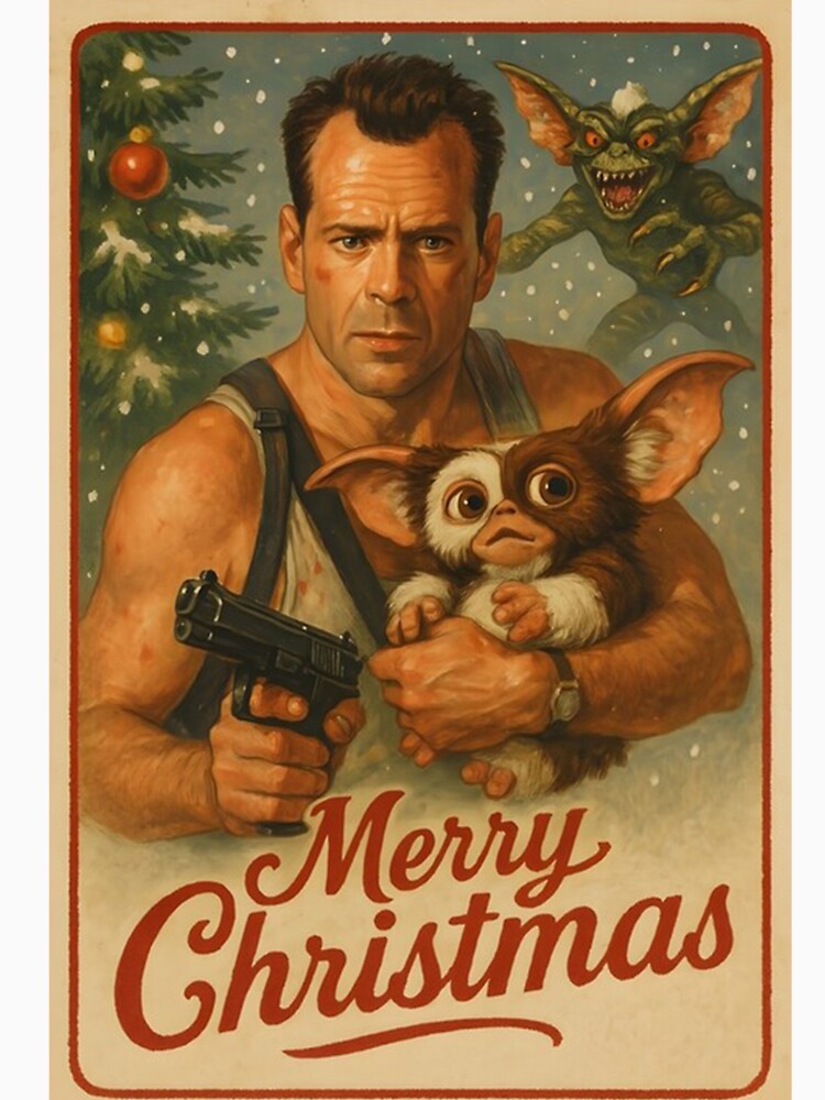 Poster Die Hard x Gremlins Mashup Christmas 2025 by BrianCleghorn