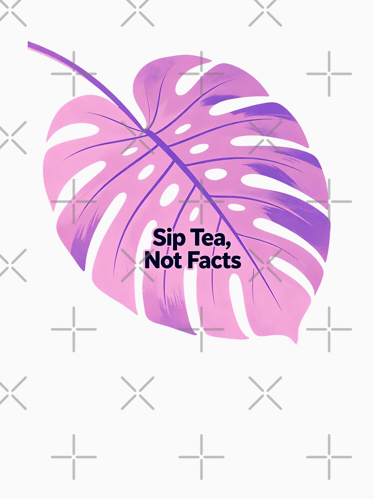 Tea Lover Tropical Leaf Design by Mystic & Celestial Art