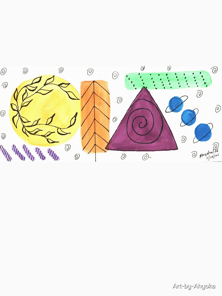 Geometric Abstract by Art-by-Ahyoka