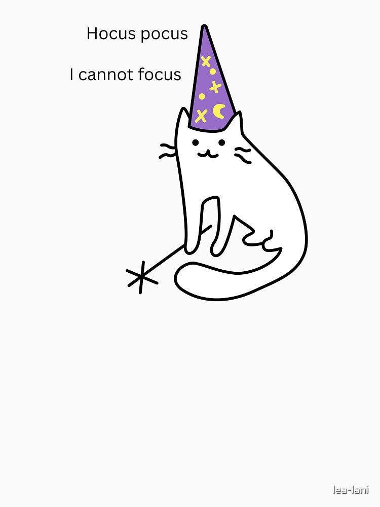 ADHD funny cat meme by lea-lani