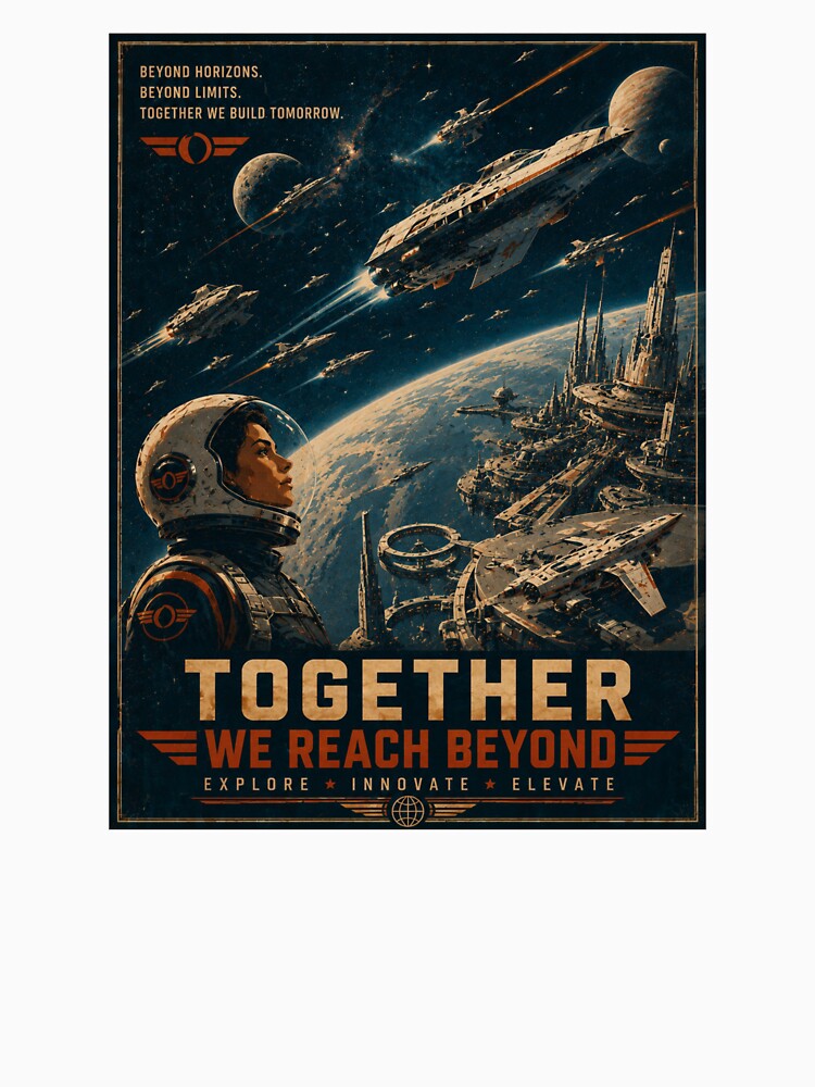 Together We Reach Beyond – Vintage Sci-Fi Fleet by Fleetwood1994