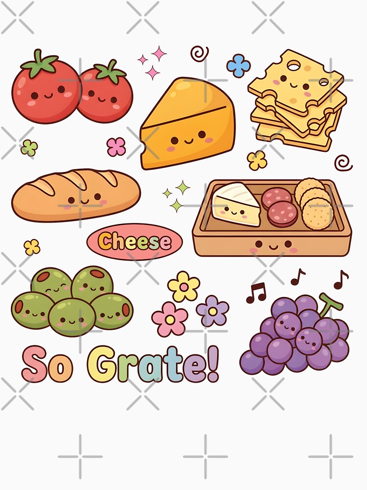 Cheese Cute Pastel Seamless Pattern by HowToCanadian