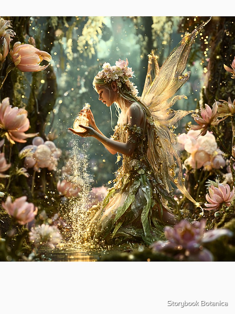 Enchanted Fairy With Magic Dust Bottle by Storybook Botanica