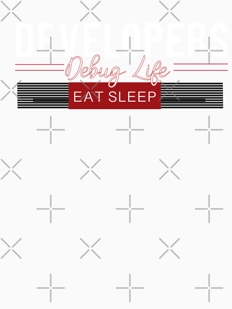 Eat Sleep Code Repeat – Programming for Developers – Debug Life – Funny Coder Gift Tee by ArteeInnovation