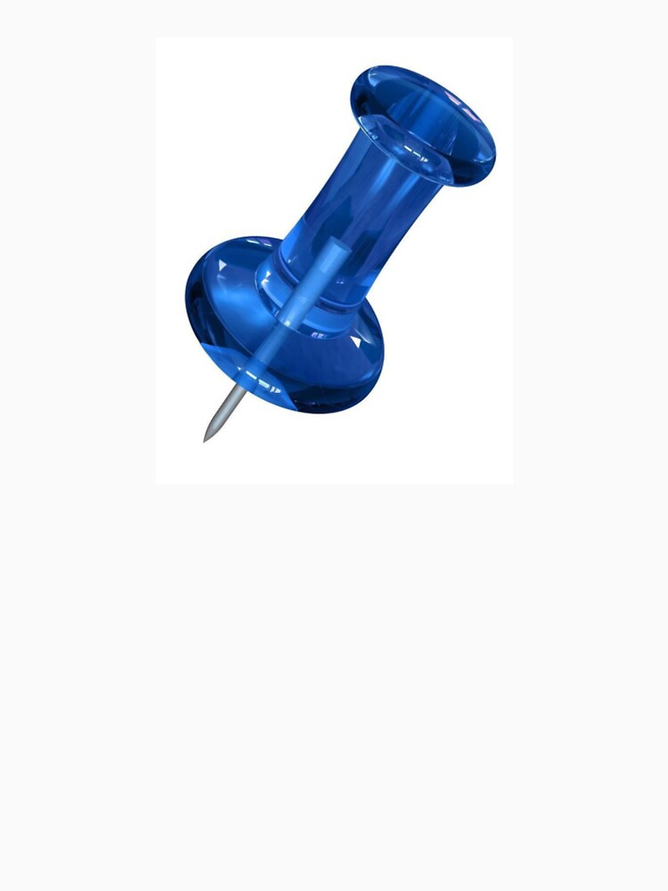 Big Blue Thumbtack by alleycatt111