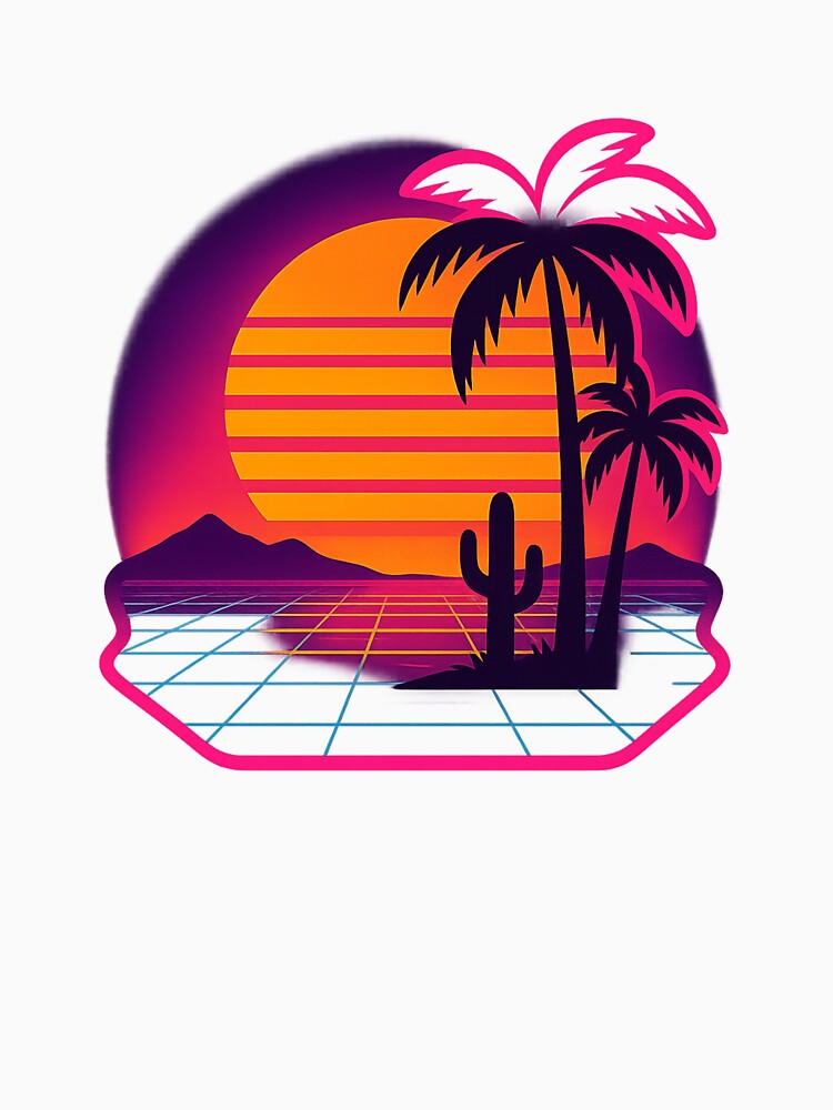 Retro Wave Oasis by mav7designs