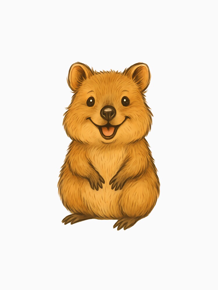 Happiest Animal Smiling Quokka Cute by yPaladino432