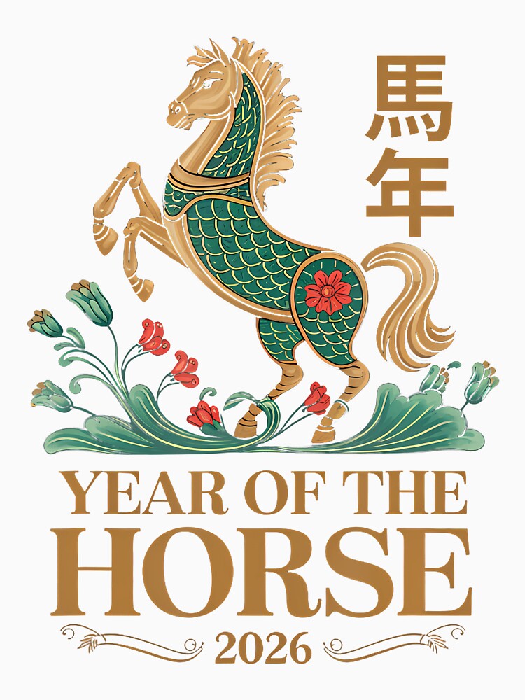 Lunar Chinese Year New Year Of The Horse 1942-2026 Zodiac by pfanodlnazb