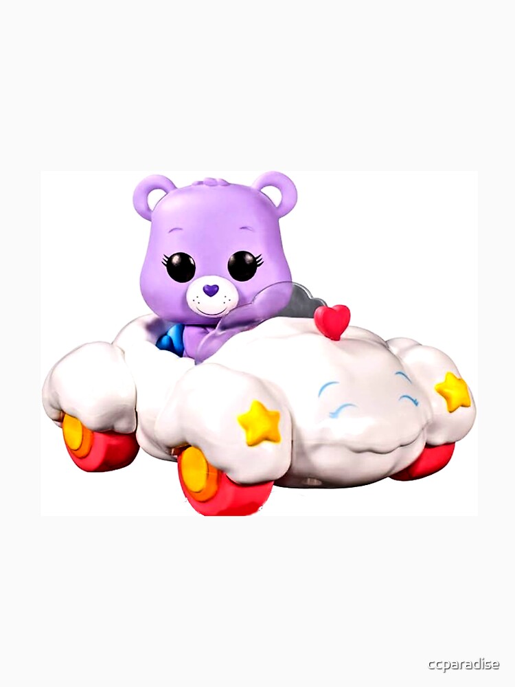 Carebear Share Bear in the Cloud Car – Retro Art Print by Earth Nature Creations