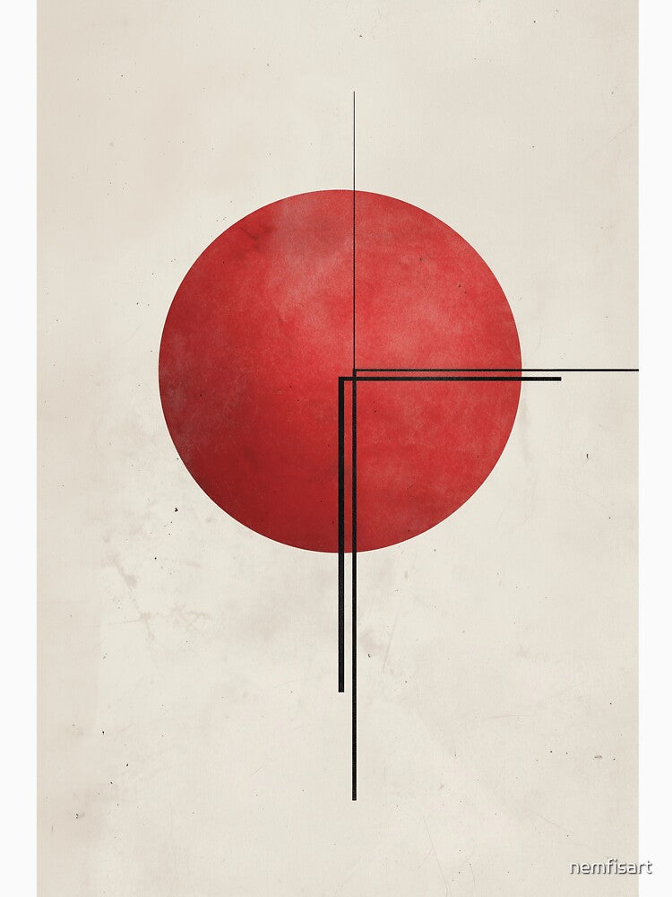 Red Circle Composition by nemfisart