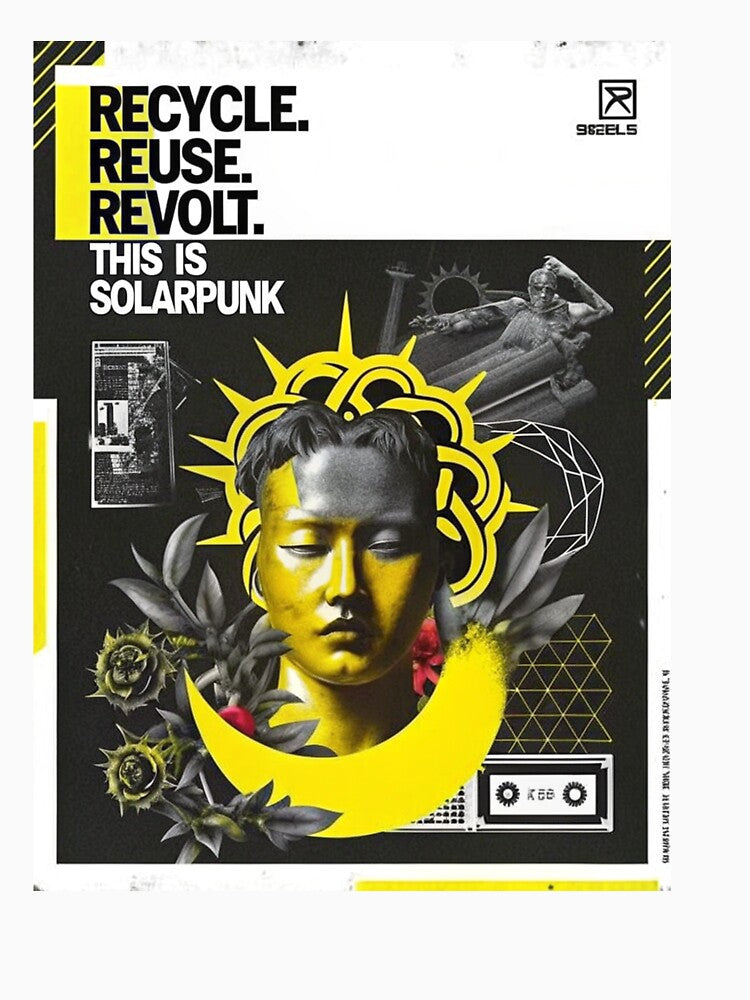 Solarpunk Poster Revolt by Raw-Ink
