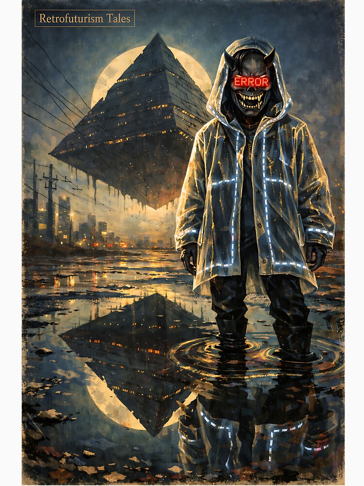 Rain-Slicked Chrome - Cyber-Dystopian by bapupa