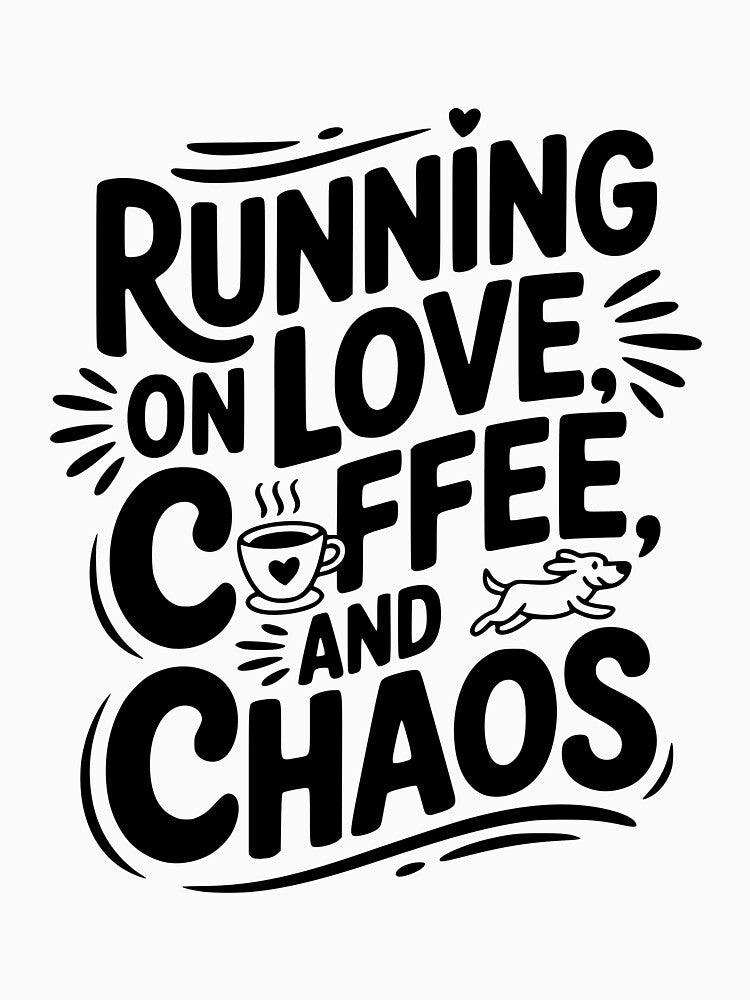 Running on Love Coffee and Chaos by Frank Ring