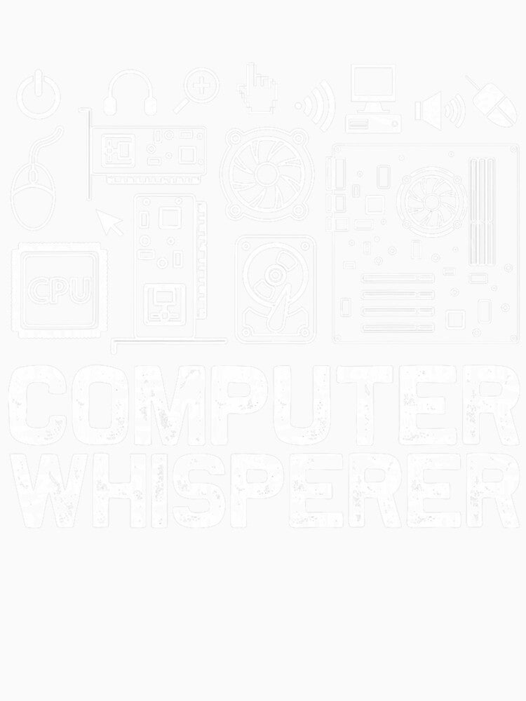 Computer Whisperer Shirt IT Tech Support Nerds Geek by averyfisher