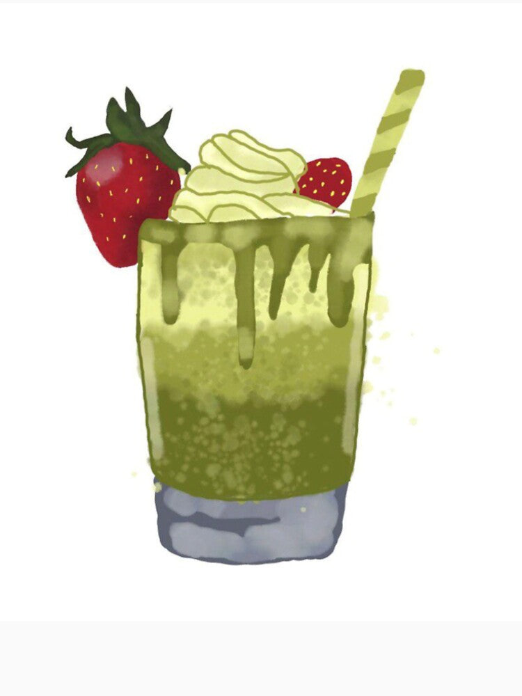 Matcha Strawberry Drink by dremneaw