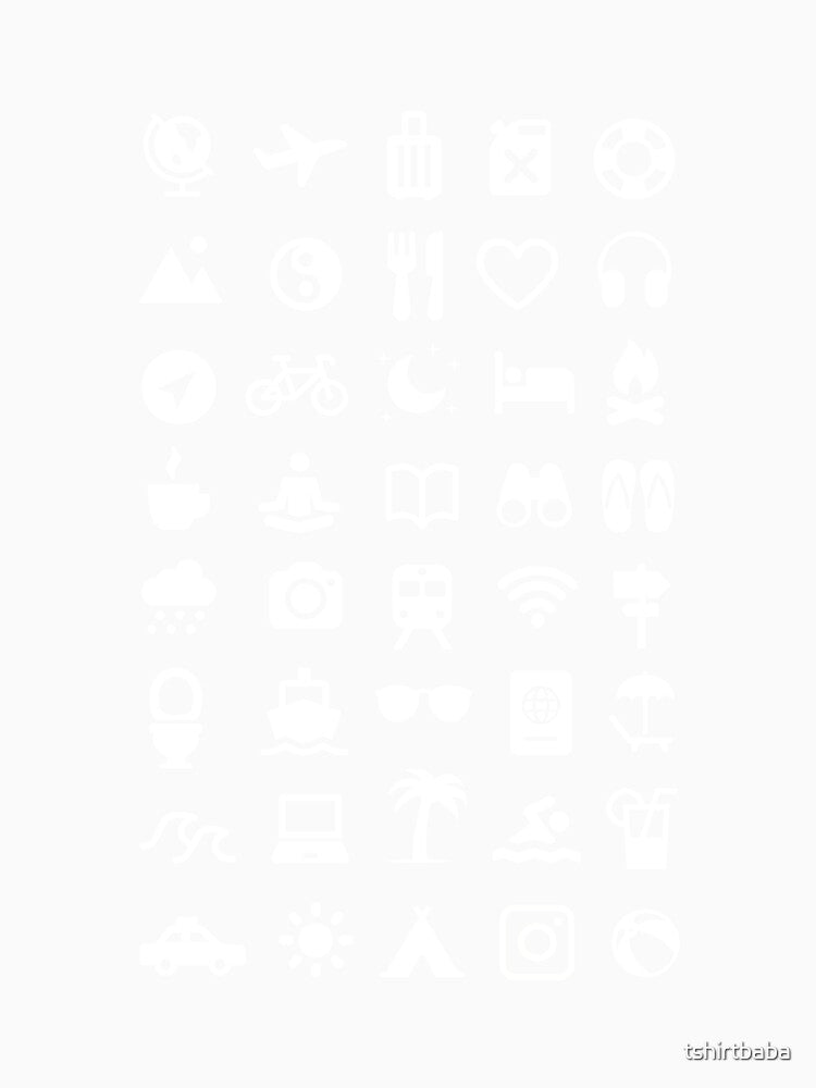 Travel icons by tshirtbaba