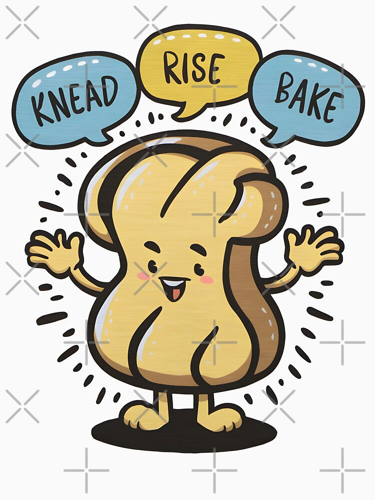 Sourdough Magic Knead Rise Bake Funny Sourdough Bread Baking Lover by KLArtzStore