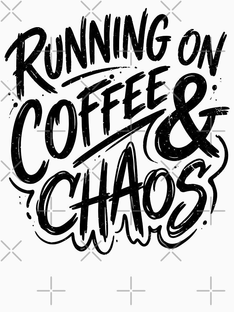 Running on Coffee and Chaos Funny Tired Dads Club Coffee Lover by gunaone-design