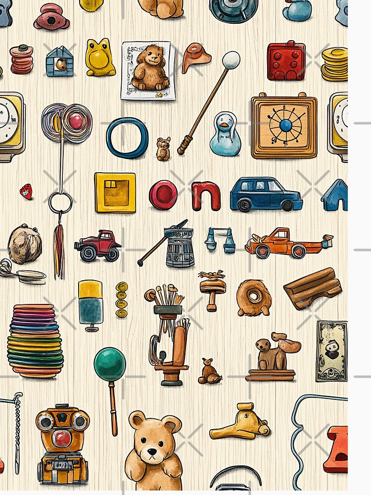 Childhood Favorites Displayed in Gentle Floor Layout by Piotrek0001