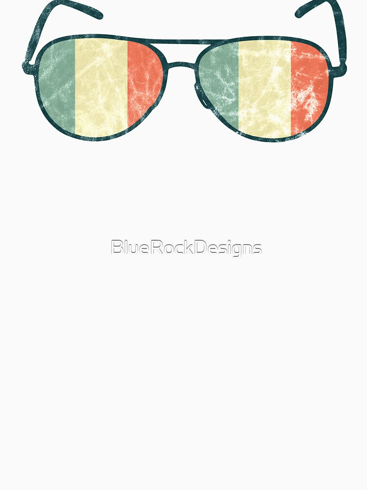 France Flag - Vintage Sunglasses Travel Souvenir by BlueRockDesigns