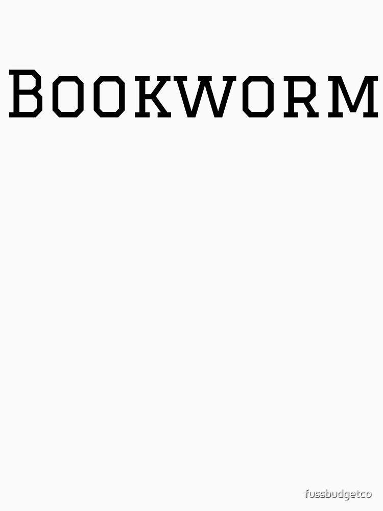 bookworm by fussbudgetco