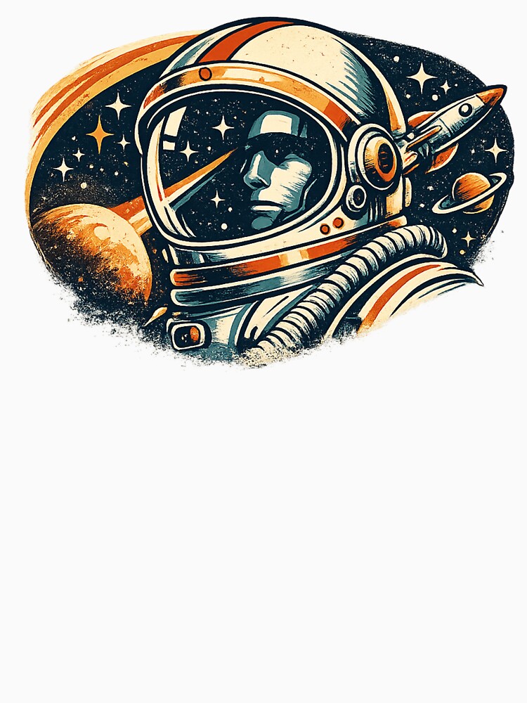 Retro Cosmic Astronaut by ArtPol444