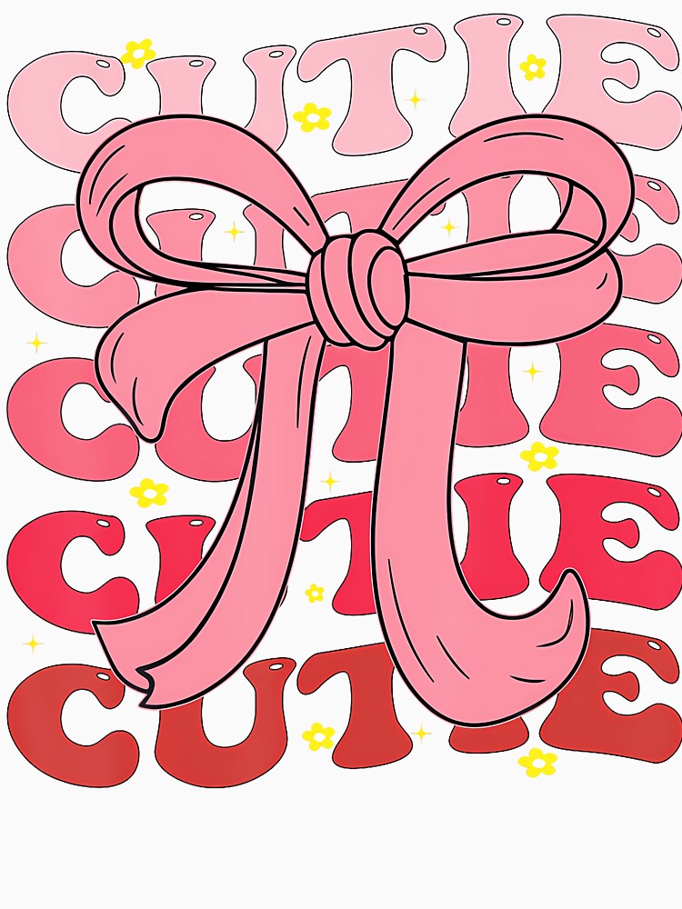 Happy Pi Day Coquette Bow Funny Math Teacher For Women Girls by DoraBlanche