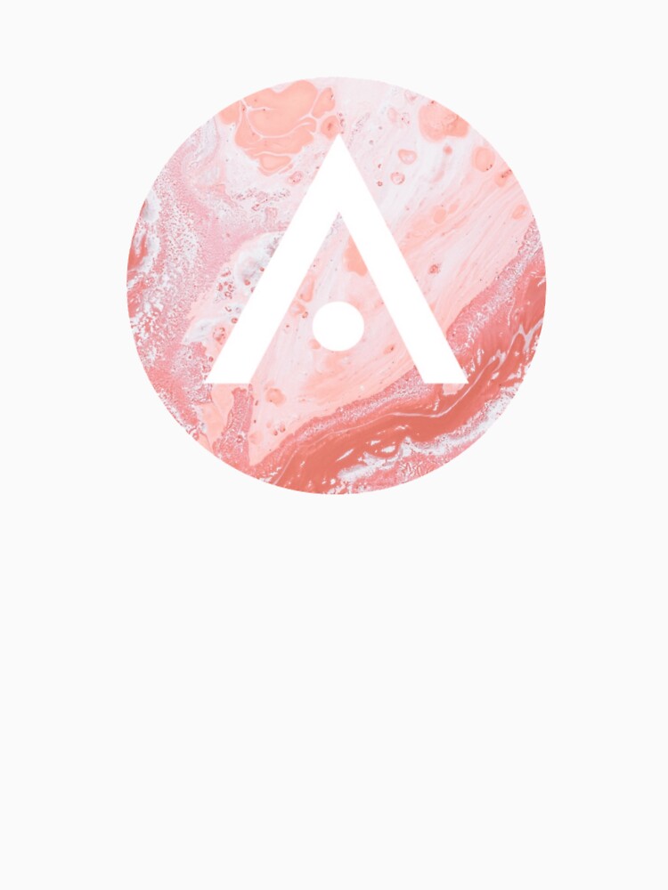 Orange Pink and White Aveda Logo by Dalaura