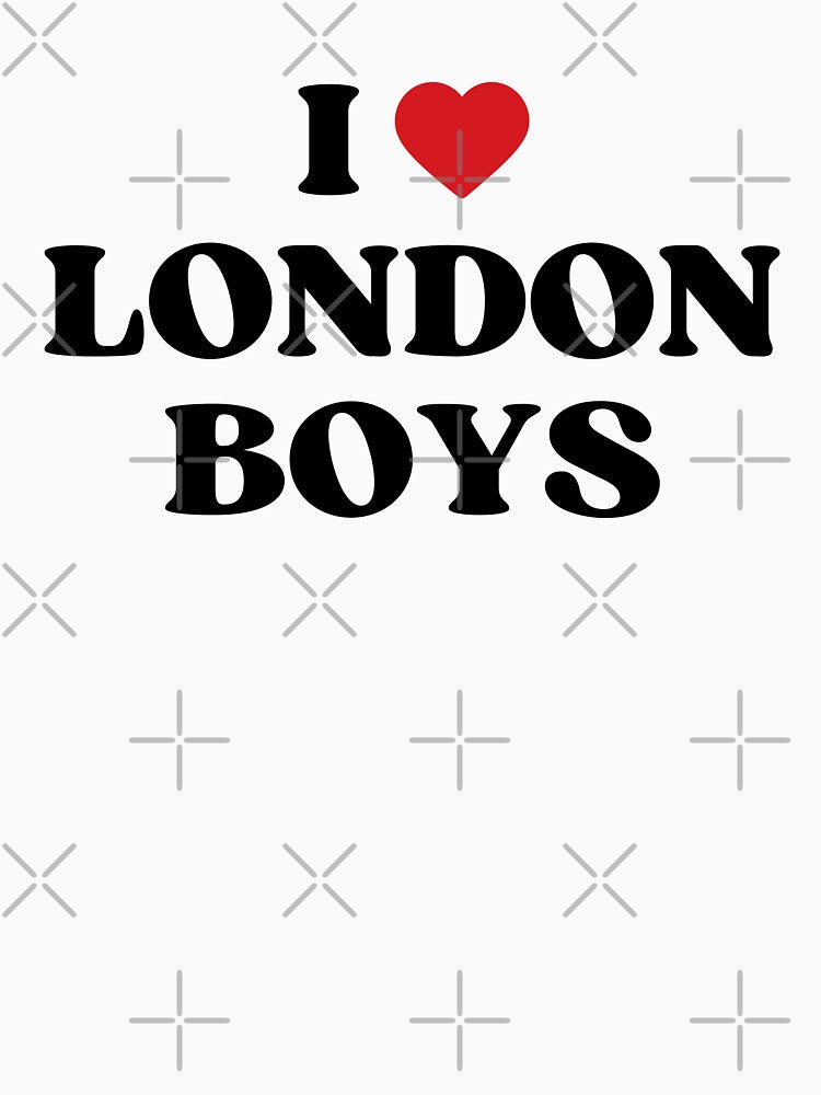 I Love London Boys retro heart by eMKa82