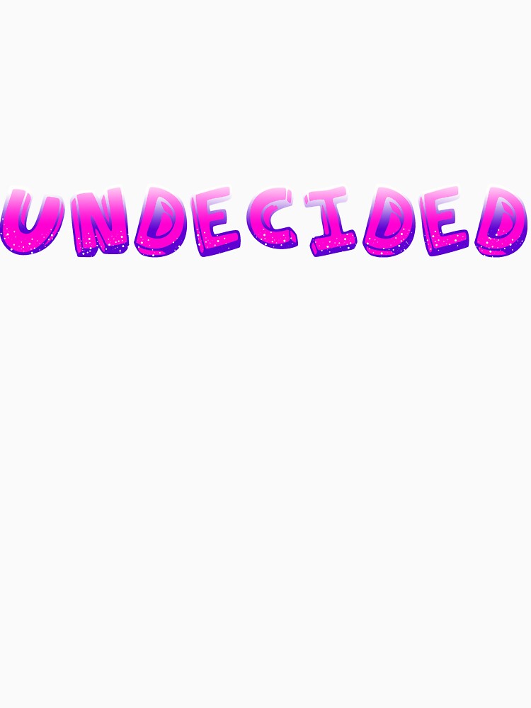 Undecided cool t-shirt design by Habman