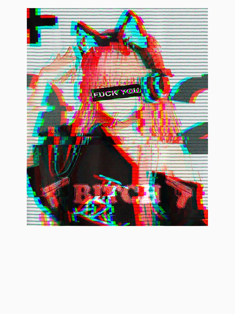 Vaporwave Art - Aesthetic Japanese Futurism Tee Anime Retro Hentai F*ck You by Hitagivapor