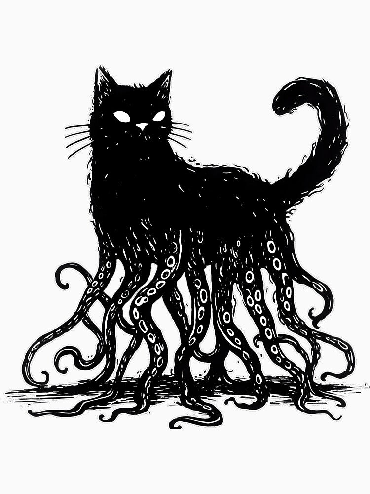 Cathulhu: The feline that lurks in the shadows. by Voidex