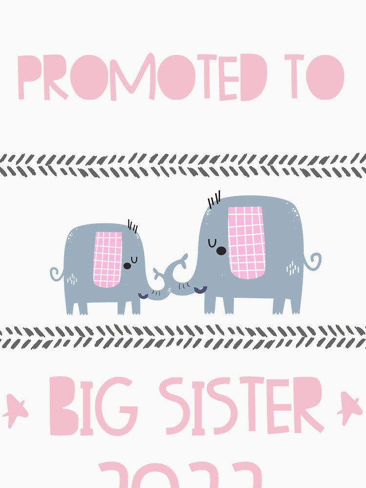 Big Sister 2022 Elefant for Pregnancy Announcement by Alpmedia