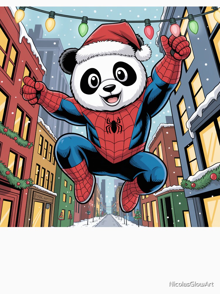 Spider Panda | T-Shirt by NicolasGlowArt