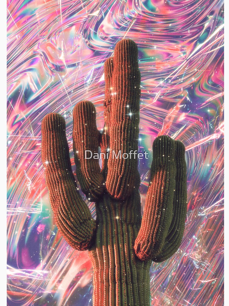 Trippy Cactus by Dani Moffet