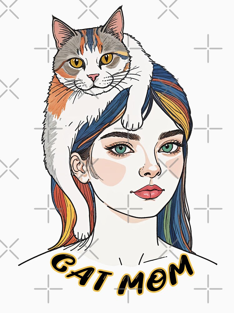 cat mom by TeeARTHY