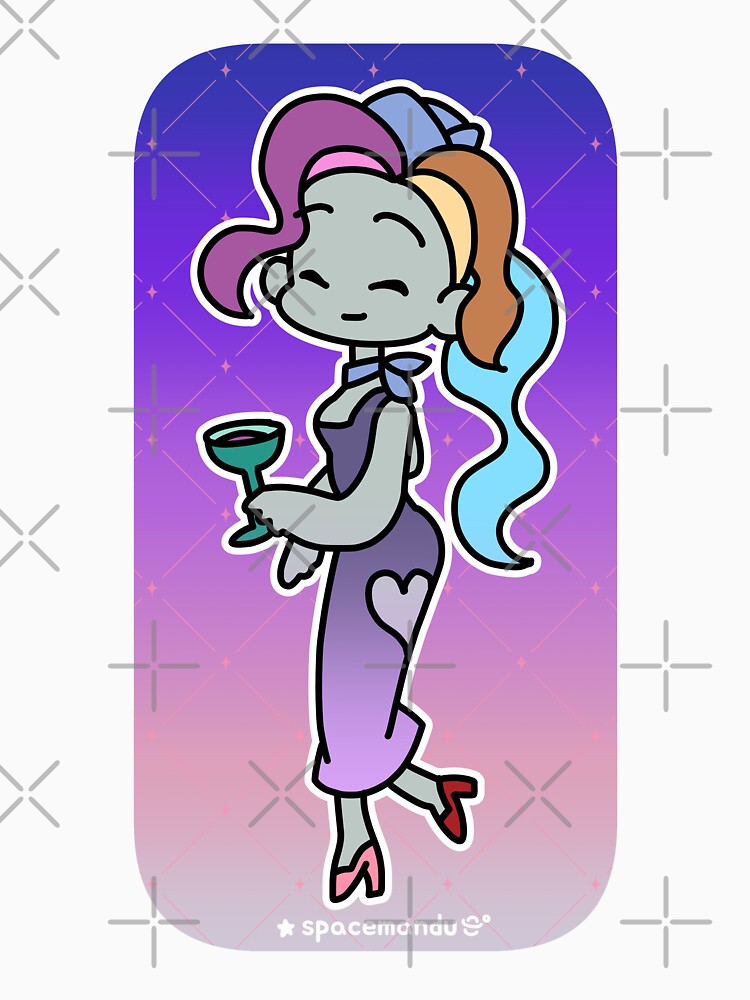 Spaceship attendant by space-mandu