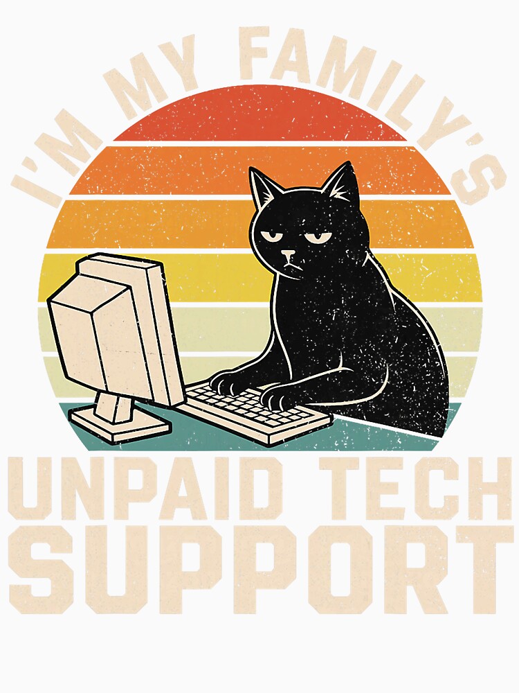 I'm My Family's Unpaid Tech Support Funny Sarcastic Programmer Gift by averyfisher