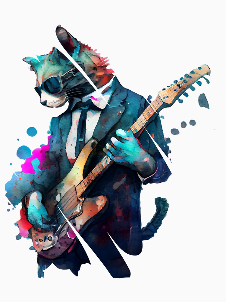 Guitar crazy cat by HarriPaloma