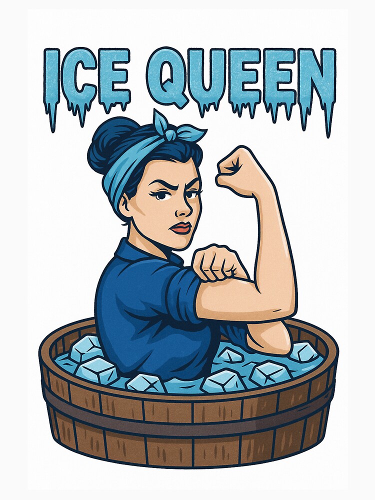 Cold Plunge Crew- Ice Bath & Wellness Lifestyle Design by InkEchoStudio