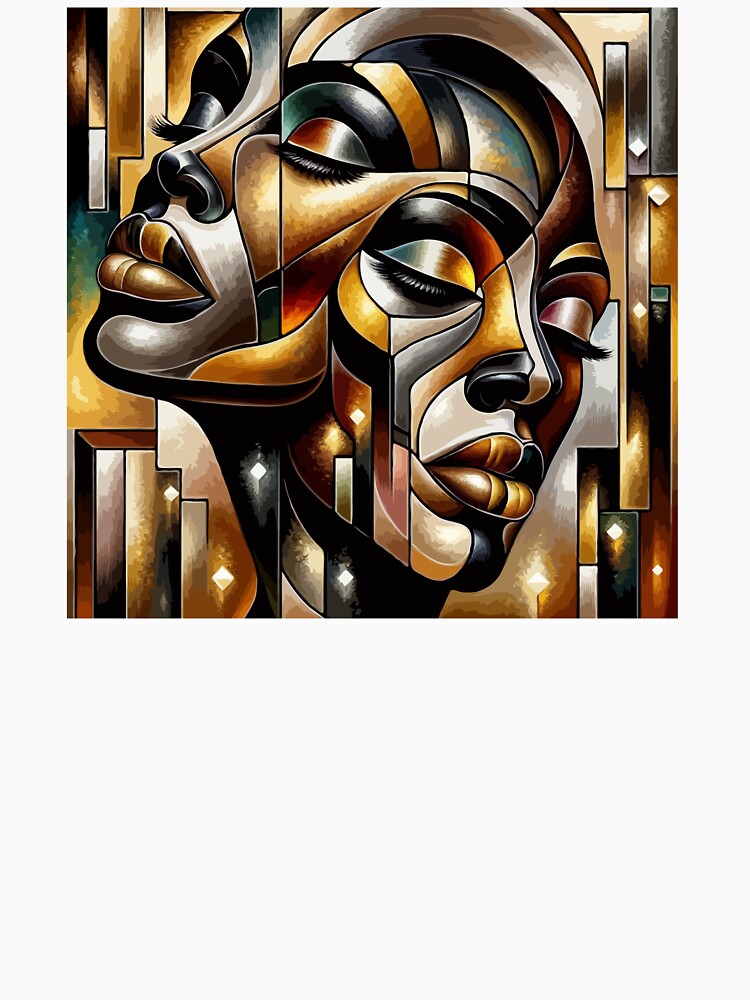 Abstract Geometric Portrait by houta